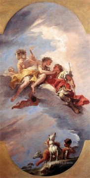ヴィーナスとアドニスの盛大なマナー セバスティアーノ・リッチ Oil Paintings